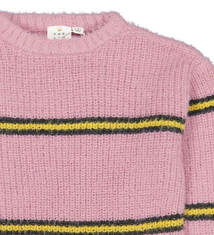 The New Bluse - Strik - TnDada - Pastel Lavender m. Gul The New Bluse - Strik - TnDada - Pastel Lavender m. Gul