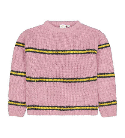 The New Bluse - Strik - TnDada - Pastel Lavender m. Gul The New Bluse - Strik - TnDada - Pastel Lavender m. Gul