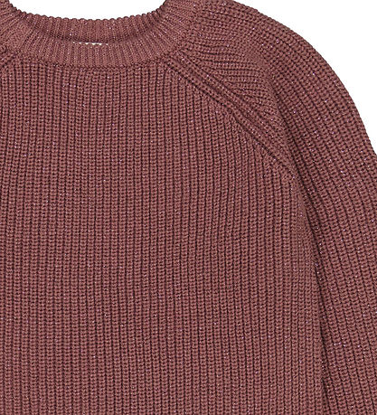 The New Bluse - Strik - TnHeather - Rose Brown m. Glimmer The New Bluse - Strik - TnHeather - Rose Brown m. Glimmer