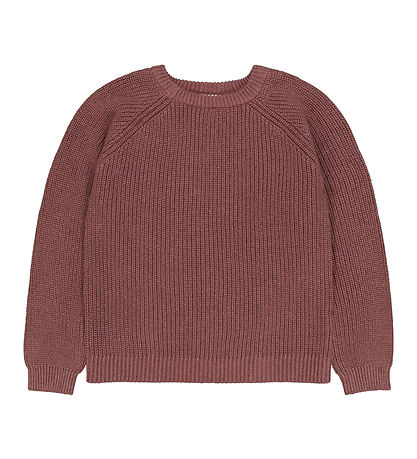 The New Bluse - Strik - TnHeather - Rose Brown m. Glimmer The New Bluse - Strik - TnHeather - Rose Brown m. Glimmer
