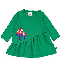 Freds World Kjole - Mushroom - Earth Green m. Rød Freds World Kjole - Mushroom - Earth Green m. Rød