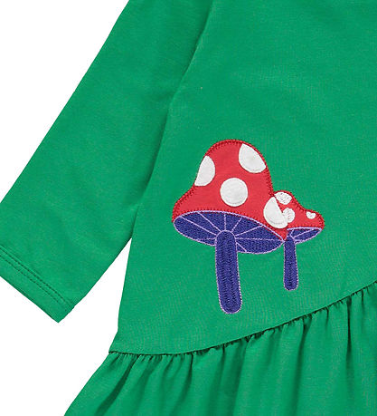 Freds World Kjole - Mushroom - Earth Green m. Rød Freds World Kjole - Mushroom - Earth Green m. Rød