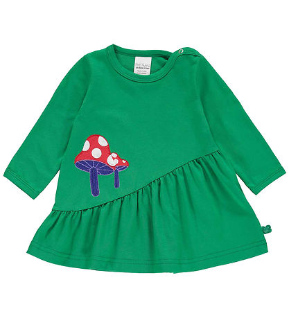 Freds World Kjole - Mushroom - Earth Green m. Rød Freds World Kjole - Mushroom - Earth Green m. Rød