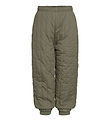 Sofie Schnoor Termobukser m. Fleece - Vitos - Kaki Gree Sofie Schnoor Termobukser m. Fleece - Vitos - Kaki Gree
