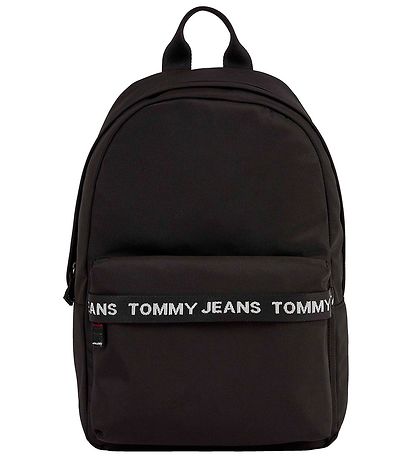 Tommy Hilfiger Rygsæk - TJM Essentail Dome - Black Tommy Hilfiger Rygsæk - TJM Essentail Dome - Black