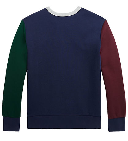 Polo Ralph Lauren Bluse - Navy m. Bordeaux/Mørkegrøn Polo Ralph Lauren Bluse - Navy m. Bordeaux/Mørkegrøn