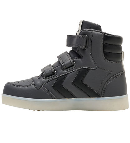 Hummel Støvler m. Lys - Stadil Flash - Asphalt Hummel Støvler m. Lys - Stadil Flash - Asphalt