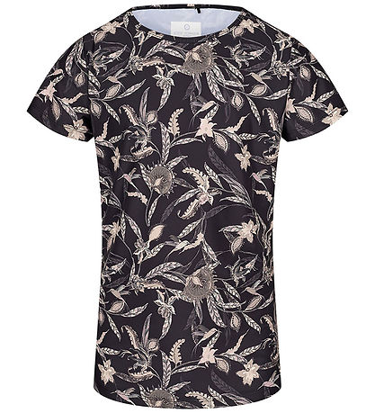 Sport by Sofie Schnoor T-shirt - Louisa - Sort m. Mønster Sport by Sofie Schnoor T-shirt - Louisa - Sort m. Mønster