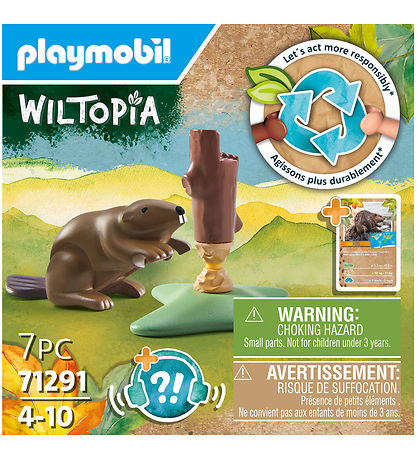 Playmobil Wiltopia - Bæver - 7 Dele - 71291 Playmobil Wiltopia - Bæver - 7 Dele - 71291