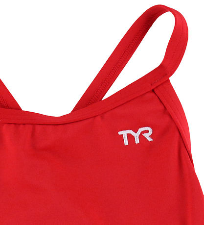 TYR Badedragt - UV50+ - Solid Elite Diamondfit - Rød TYR Badedragt - UV50+ - Solid Elite Diamondfit - Rød