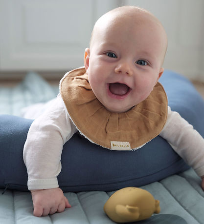 Fabelab Bibs - Ruffle - 2-Pack - Caramel