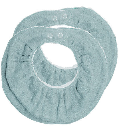 Fabelab Bibs - Ruffle - 2-Pack - Cottage Blue Fabelab Bibs - Ruffle - 2-Pack - Cottage Blue