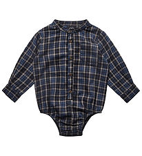 Petit by Sofie Schnoor Skjortebody l/æ - Blåternet Petit by Sofie Schnoor Skjortebody l/æ - Blåternet