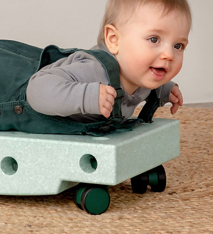 MODU 4x Swirly Wheels - 4-pak - Forest Green