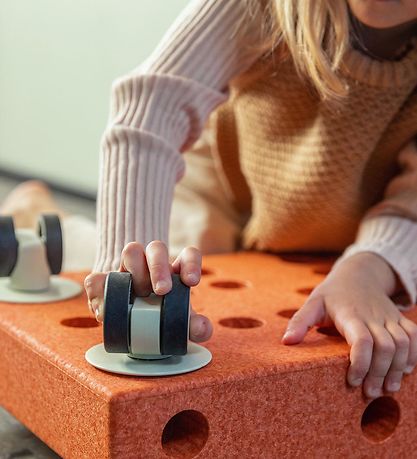 MODU 4x Swirly Wheels - 4-pak - Forest Green