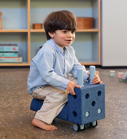 MODU Klods Firkant - 20x20x10 cm - Deep Blue MODU Klods Firkant - 20x20x10 cm - Deep Blue