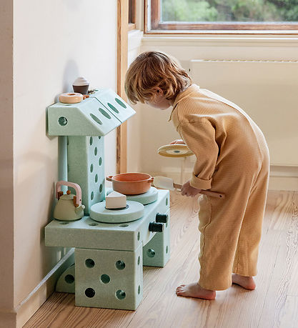 MODU Klods Vinkel - 20x20x10 cm - Ocean Mint