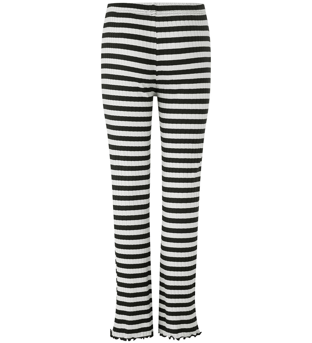Mads Nørgaard Leggings - Lala - Black/Vanilla Ice - Mads Nørgaard - 12 Jahre (152) - Leggings