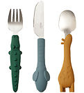 Liewood Børnebestik - Tove Cutlery Set - Golden Caramel Mix