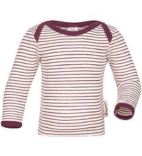Engel Bluse - Uld/Silke - Natural/Orchid Engel Bluse - Uld/Silke - Natural/Orchid