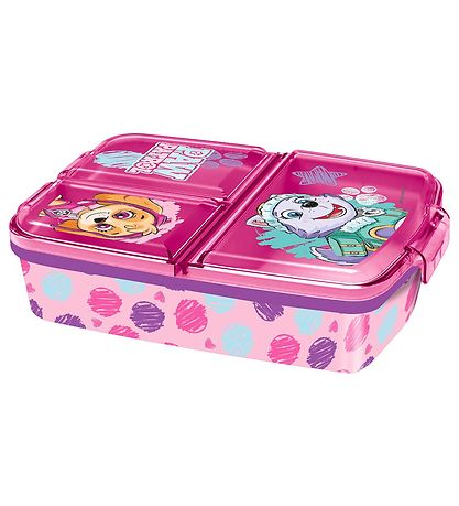 Paw Patrol Lunchbox w. 3 Room - 18x13 cm - Paw Girl Paw Patrol Lunchbox w. 3 Room - 18x13 cm - Paw Girl