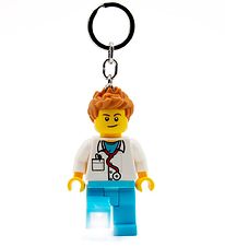 LEGO® Nøglering m. Lommelygte - LEGO® Male Doctor LEGO® Nøglering m. Lommelygte - LEGO® Male Doctor