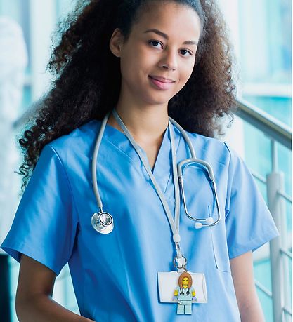 LEGO® Nøglering m. Lommelygte - LEGO® Nurse