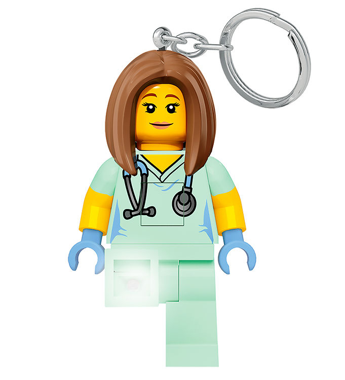 LEGO® Nøglering m. Lommelygte - LEGO® Nurse