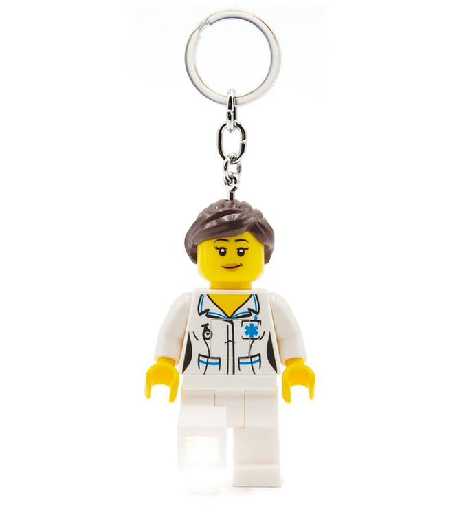 LEGO® Nøglering m. Lommelygte - LEGO® Nurse