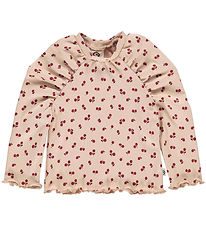 Müsli Bluse - Rib - Berry - Spa Rose/Fig/Berry Red Müsli Bluse - Rib - Berry - Spa Rose/Fig/Berry Red