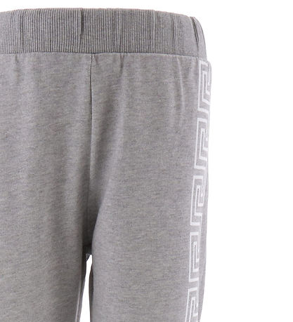 Versace Sweatpants - Gråmeleret/Hvid m. Print