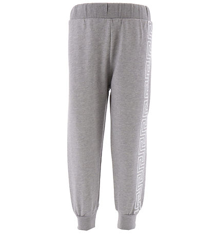 Versace Sweatpants - Gråmeleret/Hvid m. Print