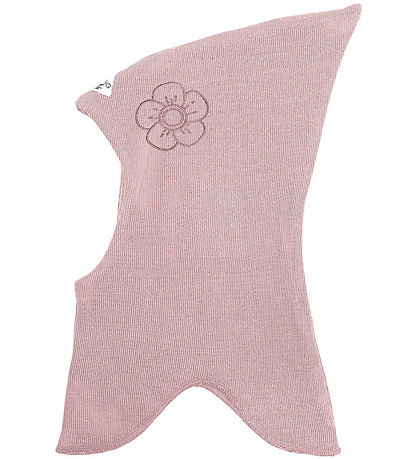 Racing Kids Balaclava - Wool/Cotton - 2-layer - Dusty Rose