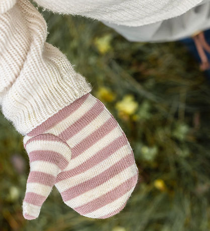 Racing Kids Luffer - Uld/Bomuld - Dusty Rose/Ivory