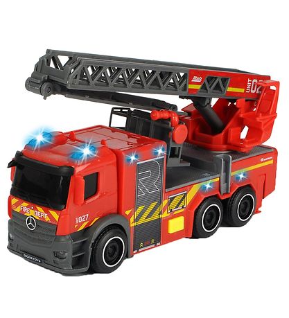 Dickie Toys Bil - City Fire Ladder Truck - Lys/Lyd Dickie Toys Bil - City Fire Ladder Truck - Lys/Lyd