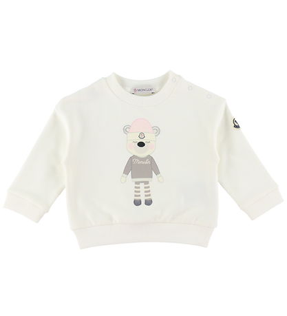 Moncler Sweatsæt - Off White m. Print Moncler Sweatsæt - Off White m. Print