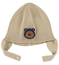 Moncler Hue - Strik - Sand m. Bamse Moncler Hue - Strik - Sand m. Bamse