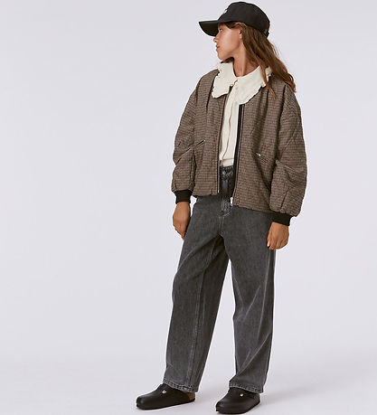 Molo Jakke - Hanne - Sand Blue Check Molo Jakke - Hanne - Sand Blue Check