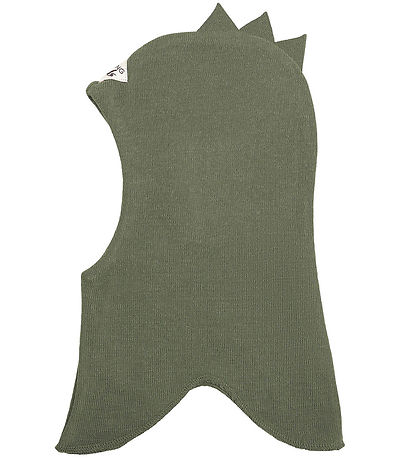 Racing Kids Elefanthue - Uld/Bomuld - 2-lags - Dark Seagrass m.  Racing Kids Elefanthue - Uld/Bomuld - 2-lags - Dark Seagrass m.