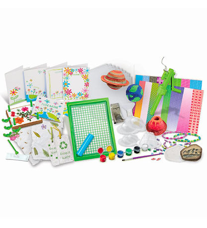 4M Genbrugspapir Sæt - STEAM Powered Kids - Green Paper Craft 4M Genbrugspapir Sæt - STEAM Powered Kids - Green Paper Craft