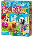 4M Støb & Mal - 3D Hvalpehunde 4M Støb & Mal - 3D Hvalpehunde