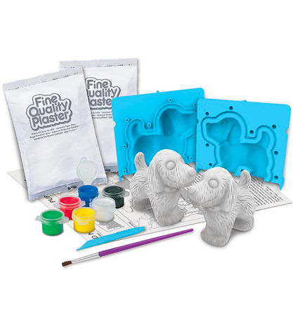 4M Støb & Mal - 3D Hvalpehunde