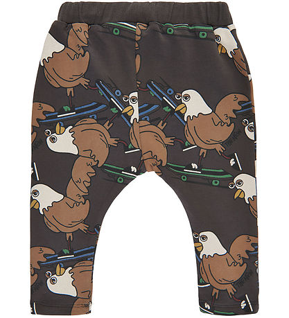 The New Siblings Sweatpants - TnsHoppy - Phantom m. Fugl The New Siblings Sweatpants - TnsHoppy - Phantom m. Fugl