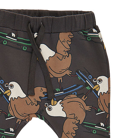 The New Siblings Sweatpants - TnsHoppy - Phantom m. Fugl The New Siblings Sweatpants - TnsHoppy - Phantom m. Fugl