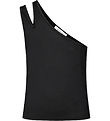Rosemunde Top - One Shoulder - Sort Rosemunde Top - One Shoulder - Sort