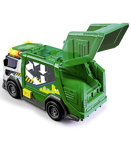 Dickie Toys Arbejdsmaskine - Skraldebil - Lys/Lyd Dickie Toys Arbejdsmaskine - Skraldebil - Lys/Lyd