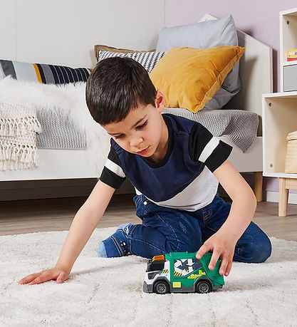 Dickie Toys Arbejdsmaskine - Skraldebil - Lys/Lyd Dickie Toys Arbejdsmaskine - Skraldebil - Lys/Lyd