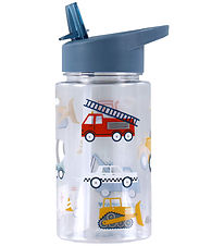 A Little Lovely Company Drikkedunk m. Sugerør - 450 ml - Vehicle A Little Lovely Company Drikkedunk m. Sugerør - 450 ml - Vehicle