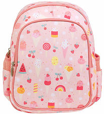 A Little Lovely Company Backpack w. Thermal pocket - Icecream A Little Lovely Company Backpack w. Thermal pocket - Icecream