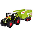 Dickie Toys Traktor - CLAAS Traktor m. Trailer - Lys/Lyd Dickie Toys Traktor - CLAAS Traktor m. Trailer - Lys/Lyd